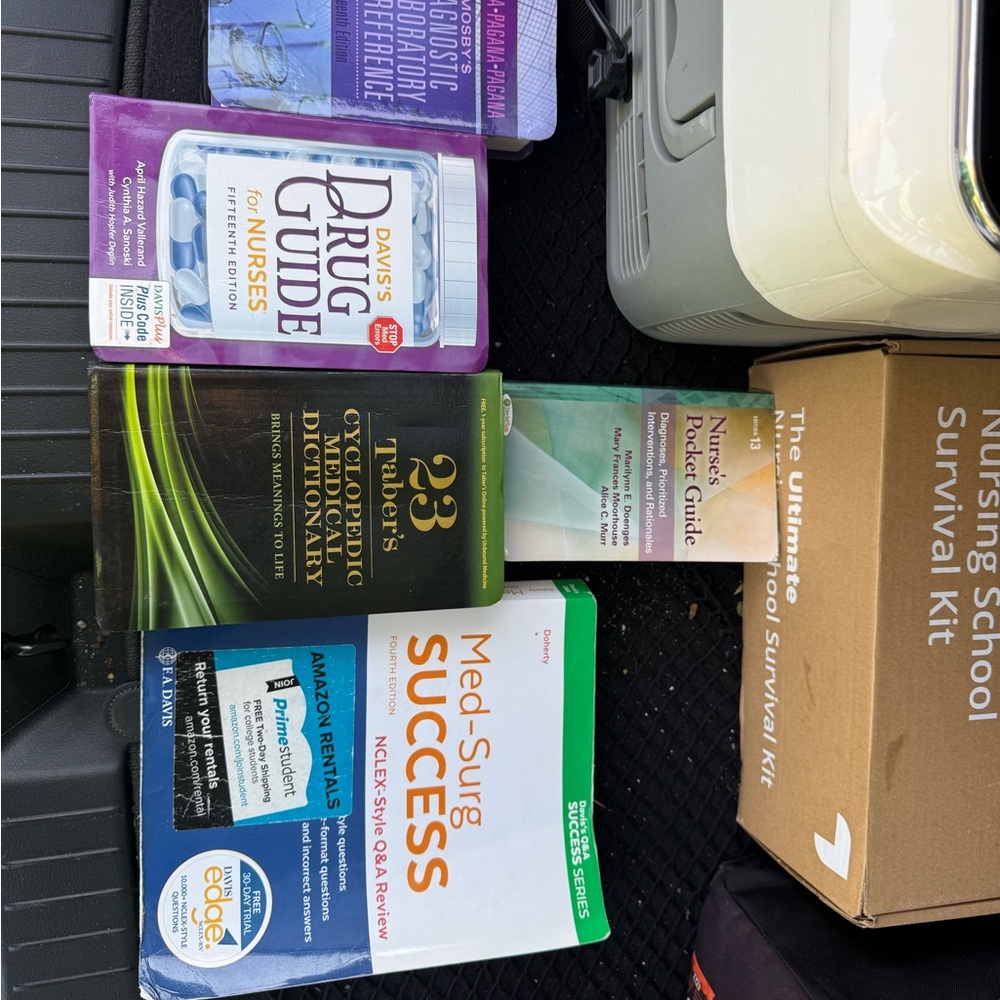Nursing School Book Collection